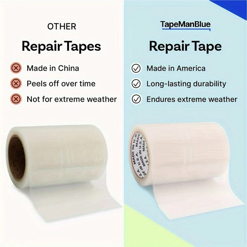 1 Packung, Gewächshaus-Reparaturband, Gewächshaus-Klebeband, transparentes Gewächshausfolien-Reparaturband, wasserdichte und UV-beständige Kunststofffolienbänder für Gewächshäuser