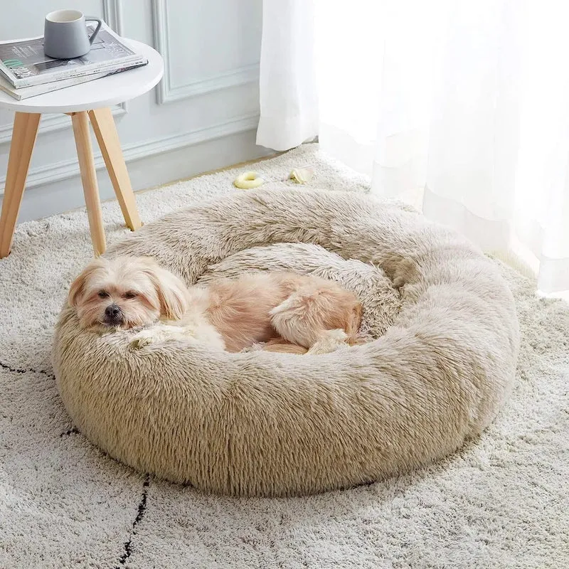 Super Katzenbett, warmes Schlafnest für Katzen, weicher, langer Plüsch, bestes Haustier-Hundebett für Hunde, Korbkissen, Katzenbett, Katzenmatte, Tiere, Schlafen