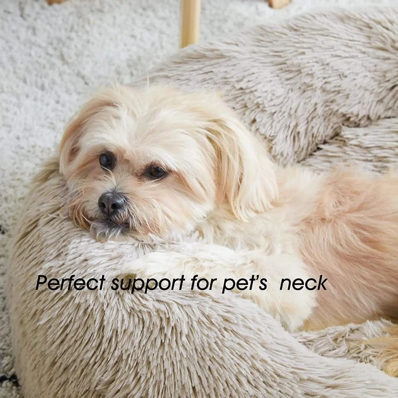 Super Katzenbett, warmes Schlafnest für Katzen, weicher, langer Plüsch, bestes Haustier-Hundebett für Hunde, Korbkissen, Katzenbett, Katzenmatte, Tiere, Schlafen