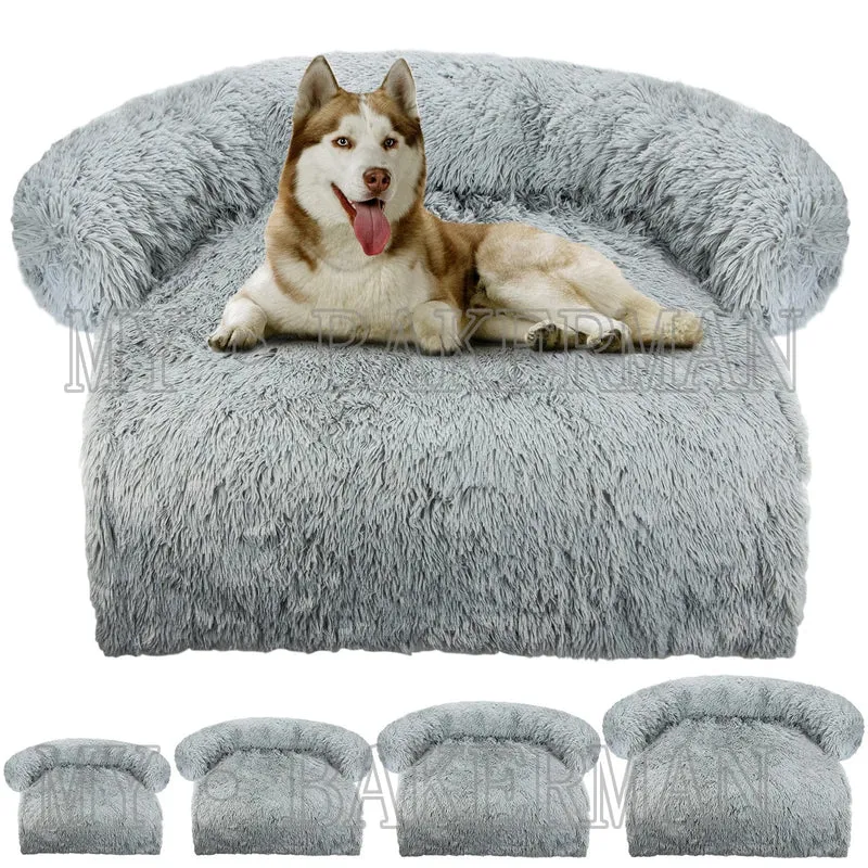 VIP Große Hunde Schlafsofa Waschbar Winter Warm Katze Bett Matte Sofas Auto Boden Möbel Schutz