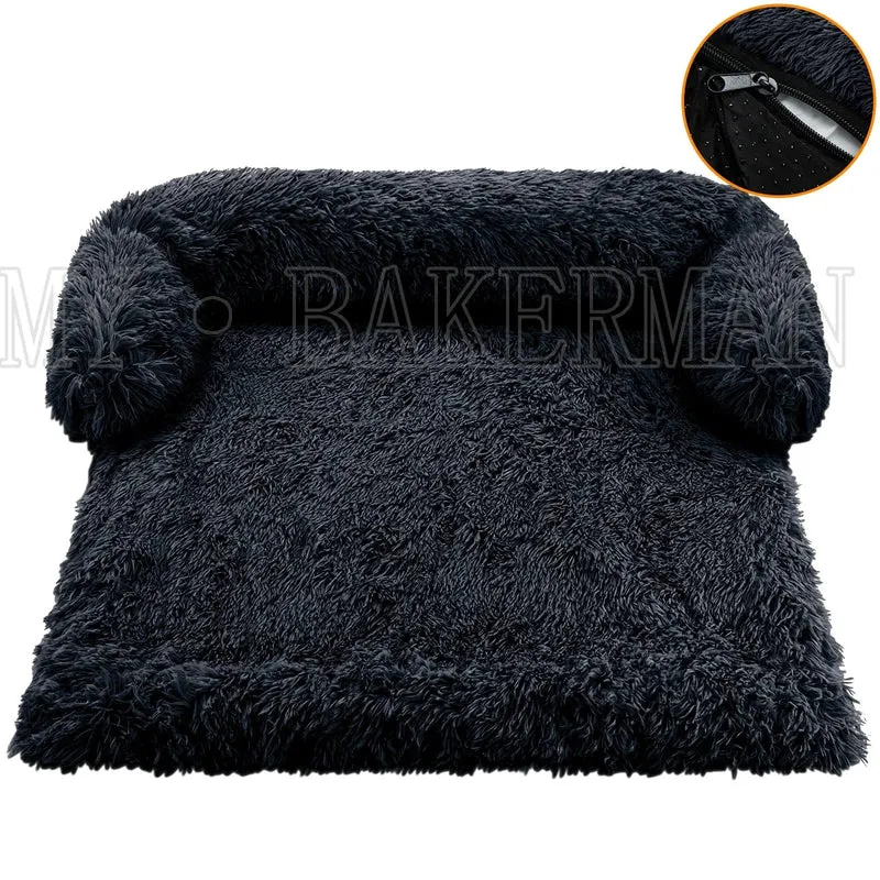 VIP Große Hunde Schlafsofa Waschbar Winter Warm Katze Bett Matte Sofas Auto Boden Möbel Schutz