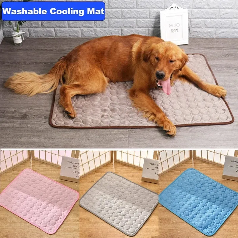 Kühlmatte für Hunde, Sommerunterlage, Haustiermatte, Bett für Hunde, Katzendecke, Sofa, atmungsaktiv, für den Sommer, waschbar, Heimtierbedarf, Zubehör