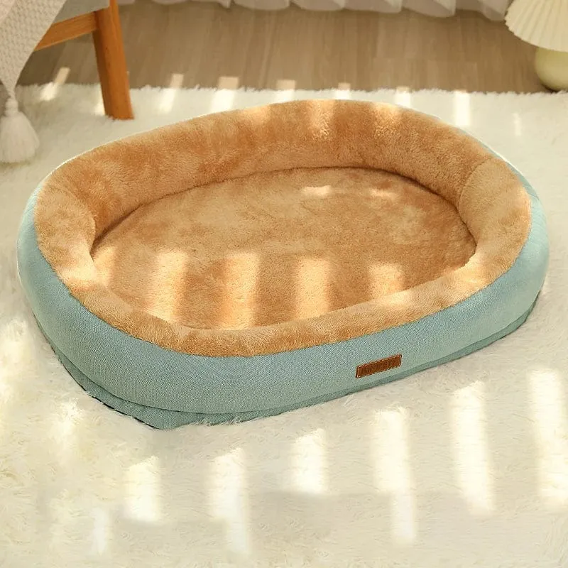 Kimpets Katzenbett Hundebett Haustierbett Zwinger Rutschfester Winter Warmer kleiner Hundezwinger Schlafen Abgenommen Gewaschen Weiches Welpenkissen Katzenbedarf