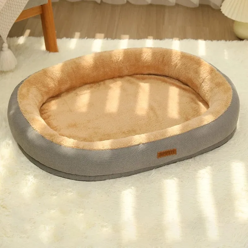 Kimpets Katzenbett Hundebett Haustierbett Zwinger Rutschfester Winter Warmer kleiner Hundezwinger Schlafen Abgenommen Gewaschen Weiches Welpenkissen Katzenbedarf