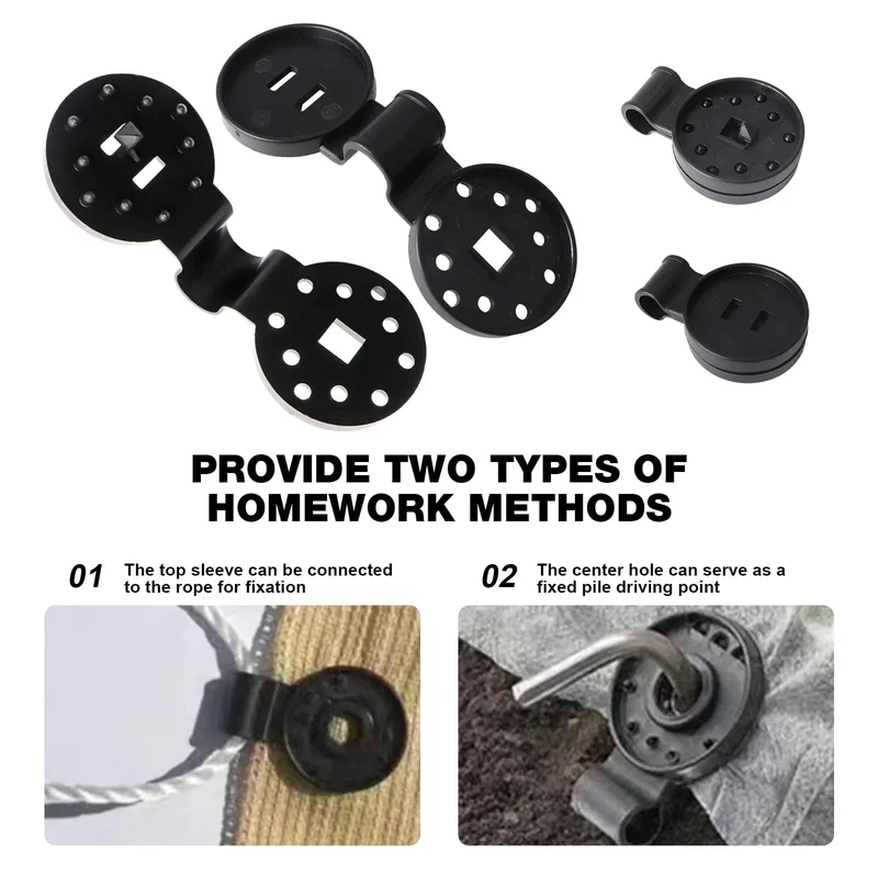 Schattentuch-Clips, Kunststoff-Clips, Outdoor-Netz-Clip, Camping-Gartenwerkzeug, Gartengebäude, Zaunklemmen, Netzfixierungsklemme, Markisenhaken