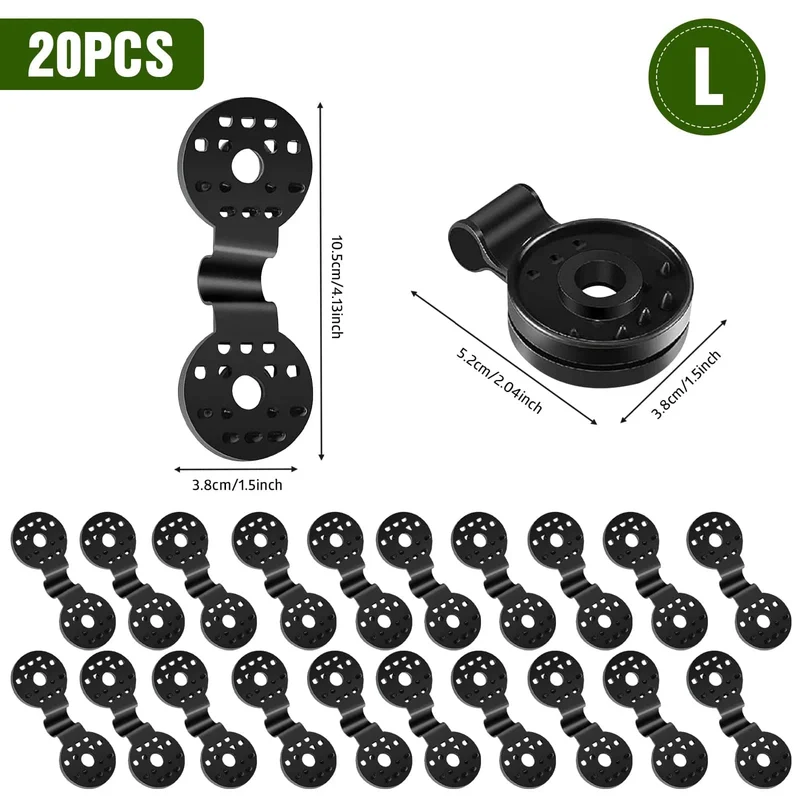 Schattentuch-Clips, Kunststoff-Clips, Outdoor-Netz-Clip, Camping-Gartenwerkzeug, Gartengebäude, Zaunklemmen, Netzfixierungsklemme, Markisenhaken