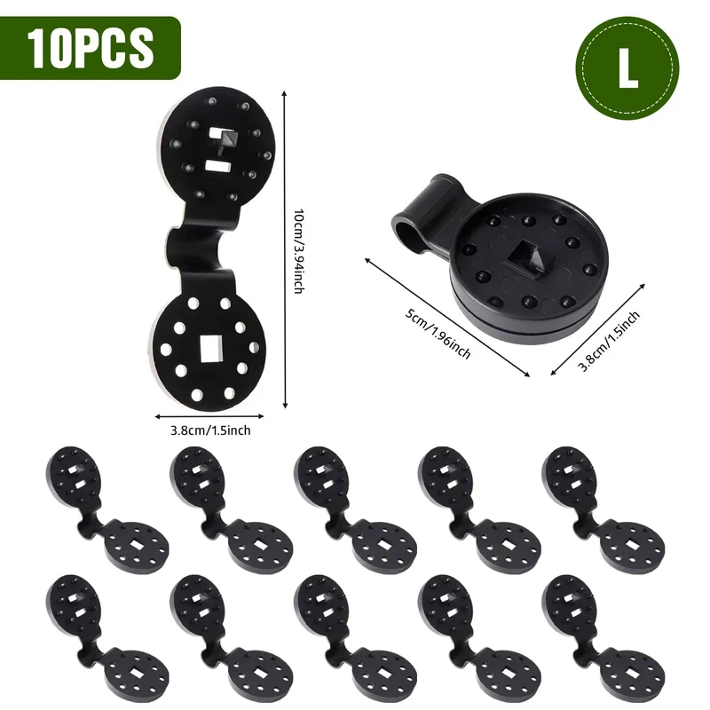 Schattentuch-Clips, Kunststoff-Clips, Outdoor-Netz-Clip, Camping-Gartenwerkzeug, Gartengebäude, Zaunklemmen, Netzfixierungsklemme, Markisenhaken
