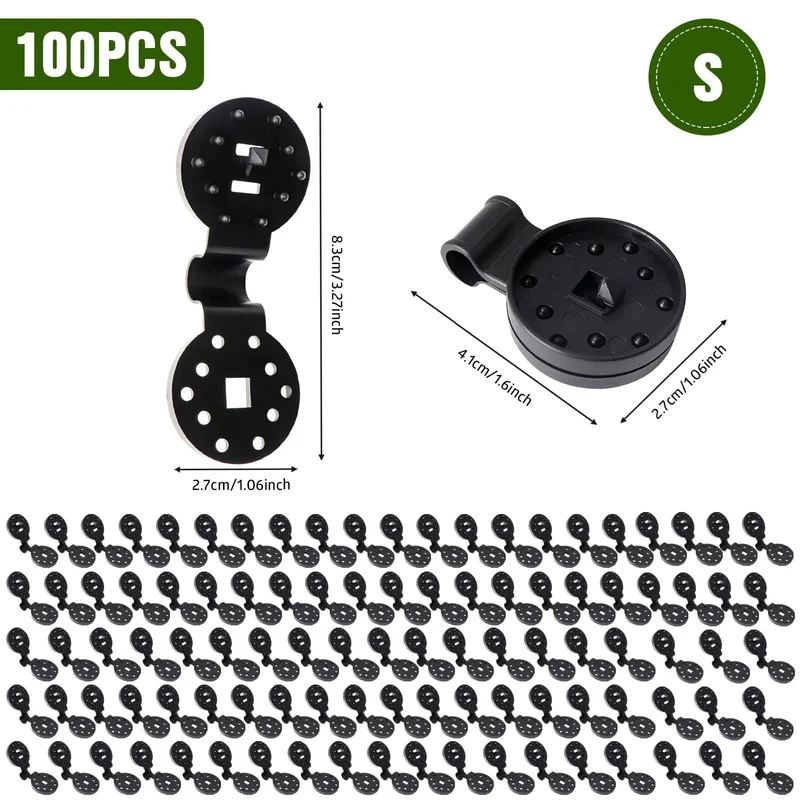 Schattentuch-Clips, Kunststoff-Clips, Outdoor-Netz-Clip, Camping-Gartenwerkzeug, Gartengebäude, Zaunklemmen, Netzfixierungsklemme, Markisenhaken