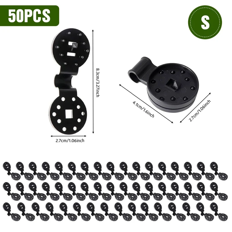 Schattentuch-Clips, Kunststoff-Clips, Outdoor-Netz-Clip, Camping-Gartenwerkzeug, Gartengebäude, Zaunklemmen, Netzfixierungsklemme, Markisenhaken