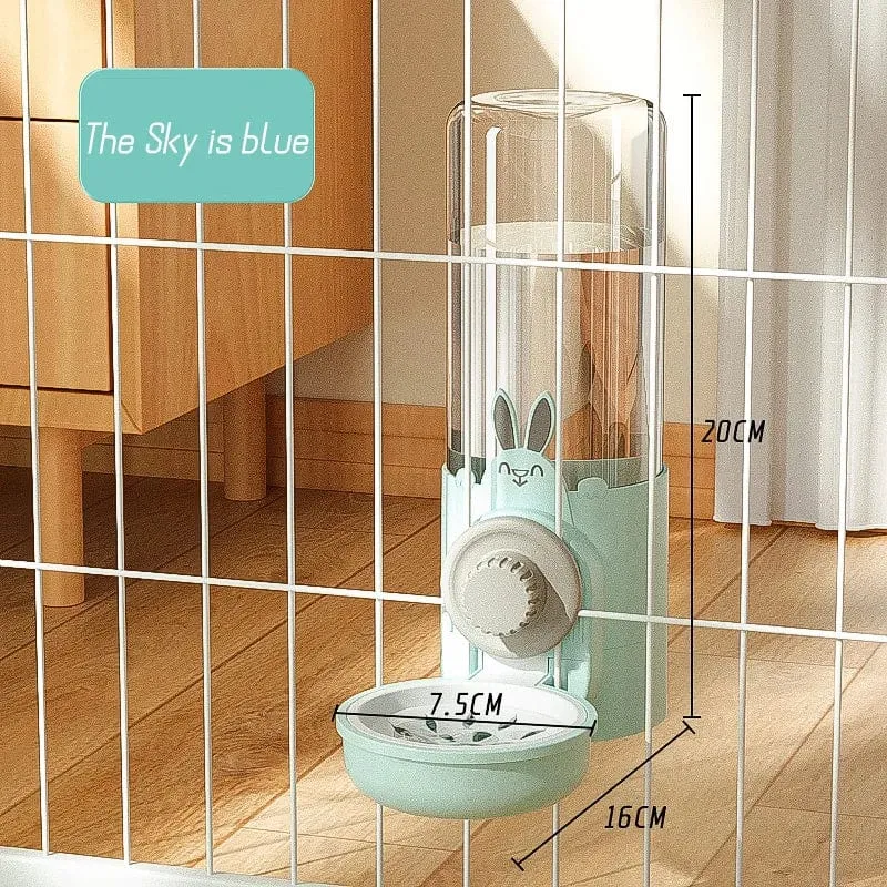 HOOPET Automatische Futternäpfe für Haustiere, Käfig-Hängefutterspender, Wasserflasche für Hunde, Futterbehälter, Spenderschüssel für Welpen und Katzen, Futterprodukt für Haustiere