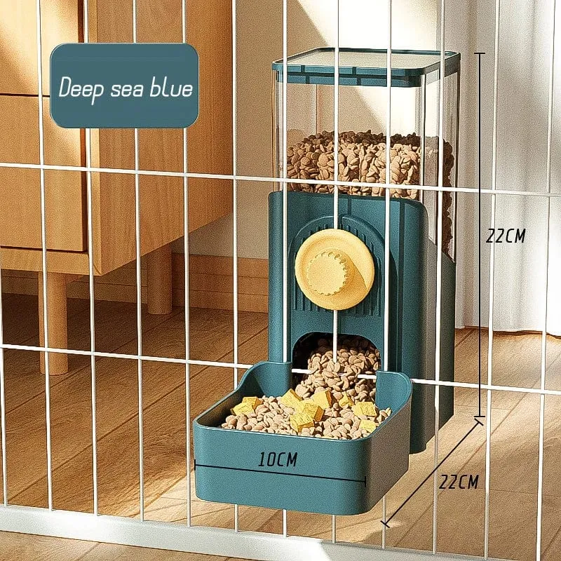 HOOPET Automatische Futternäpfe für Haustiere, Käfig-Hängefutterspender, Wasserflasche für Hunde, Futterbehälter, Spenderschüssel für Welpen und Katzen, Futterprodukt für Haustiere