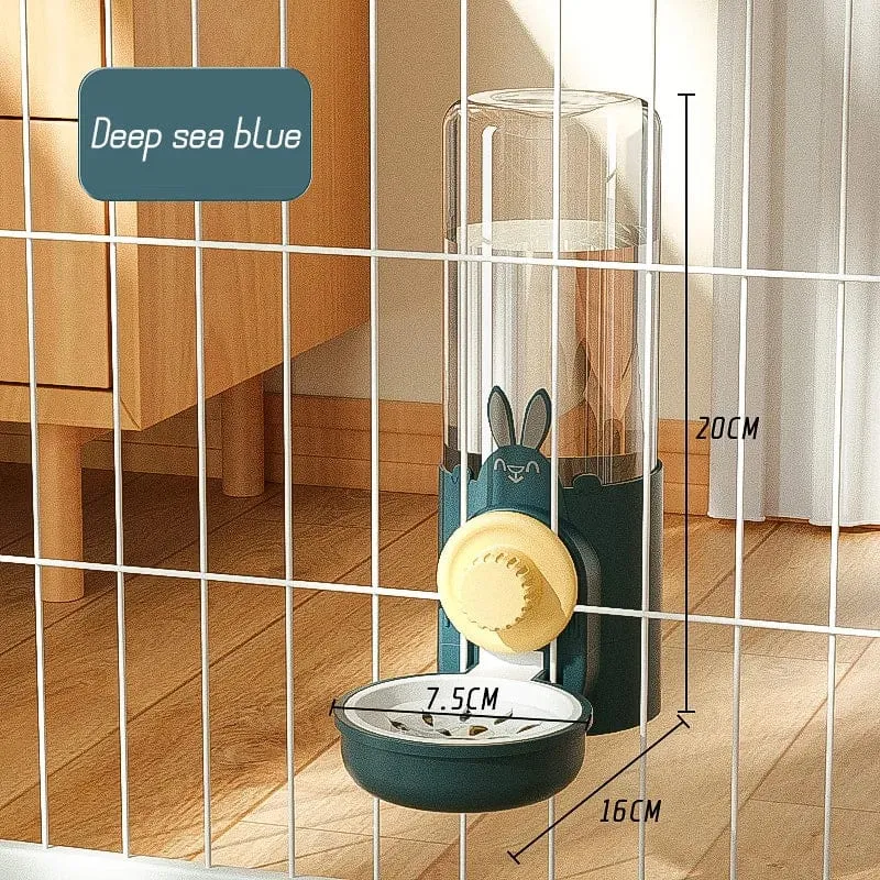HOOPET Automatische Futternäpfe für Haustiere, Käfig-Hängefutterspender, Wasserflasche für Hunde, Futterbehälter, Spenderschüssel für Welpen und Katzen, Futterprodukt für Haustiere