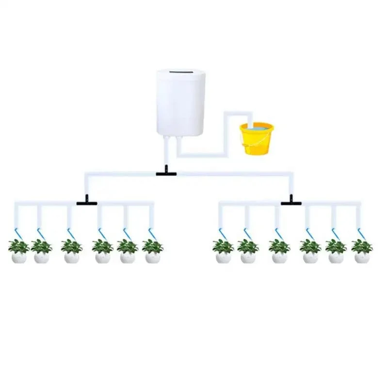 Automatische Timer-Tränken Tropfbewässerung 16/12/8/4/2 Pumpe Selbstbewässerungs-Kits Indoor-Pflanzenbewässerungsgerät Pflanzengarten-Gadgets