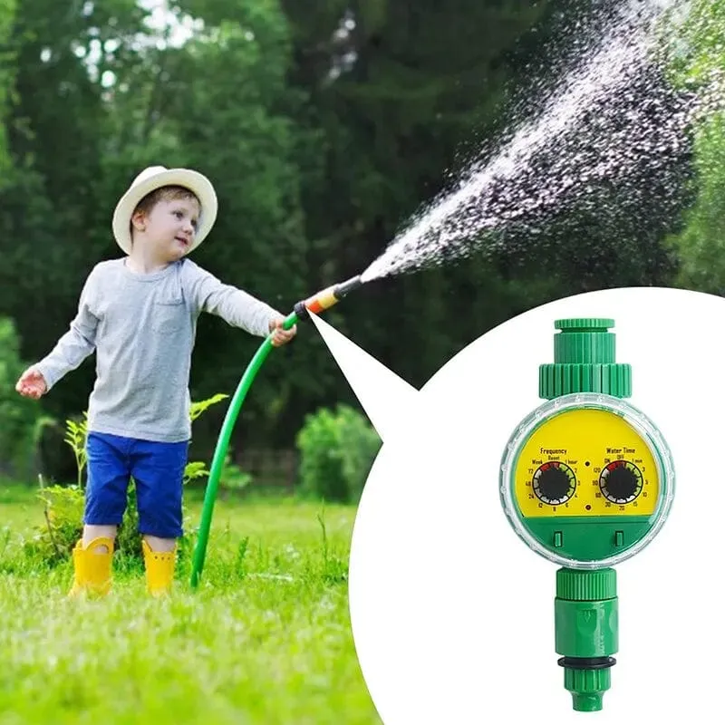 Grün Outdoor Kunststoff Garten Elektronische Automatische Bewässerung Schlauch Bewässerung Timer Wasserhahn Wasser Schlauch