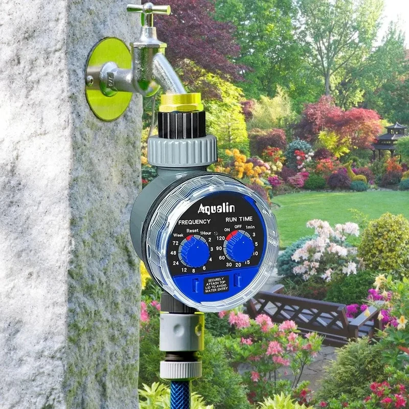Gartenbewässerungs-Timer, Kugelhahn/Magnetventil, Bewässerungssteuerung, Hausgarten, automatische Bewässerung, elektronisches Ventil