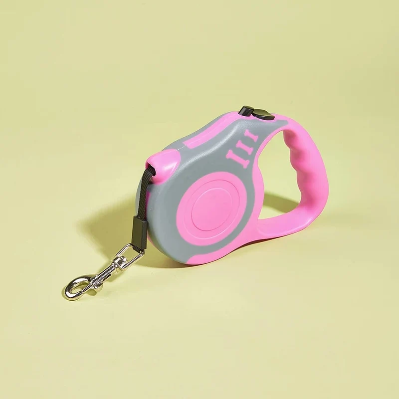 3 m 5 m Hundeleine für kleine Hunde, Katzen, automatisch einziehbare, langlebige Nylonleine, Welpen, Outdoor, Reisen, Spazierengehen, Wandern, Zugseil