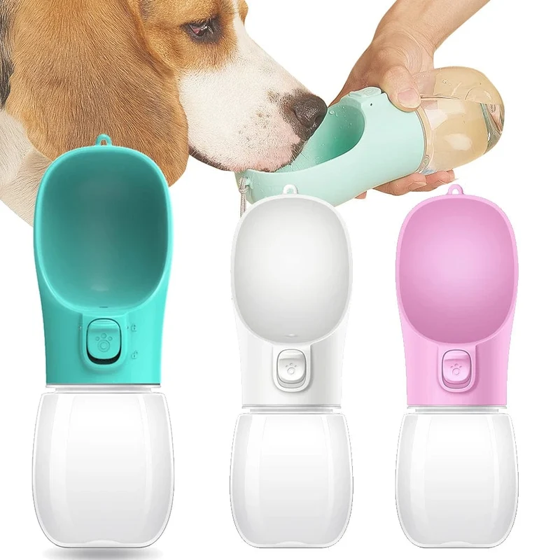 Tragbare Hundewasserflasche für kleine und große Hunde, Katzen, auslaufsichere Trinknäpfe für Spaziergänge im Freien, Chihuahua, Französische Bulldogge