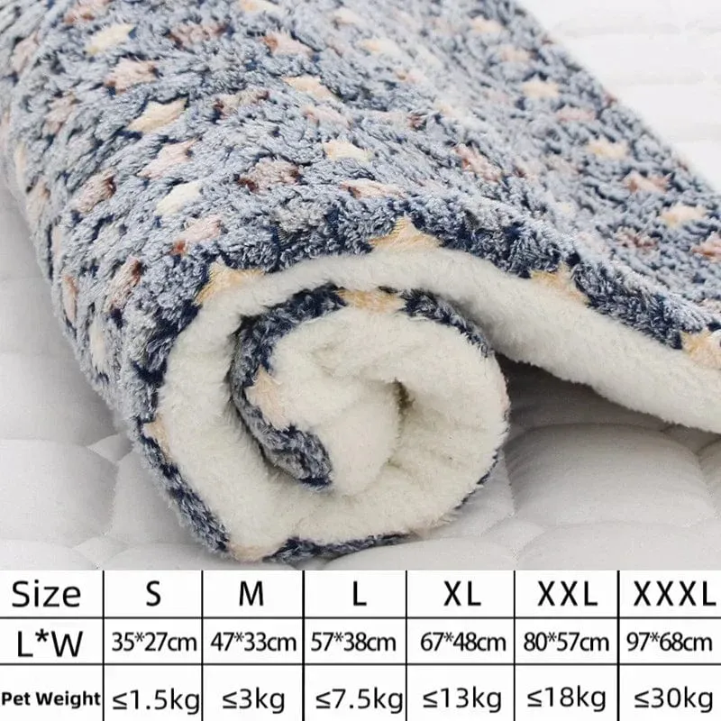 Hundebett, verdickte Hundematte, weiche Fleece-Unterlage für Haustiere, Decke, Bettmatte, Kissen, Heim, waschbarer Teppich, warm halten, Haustierbedarf, Cama Perro