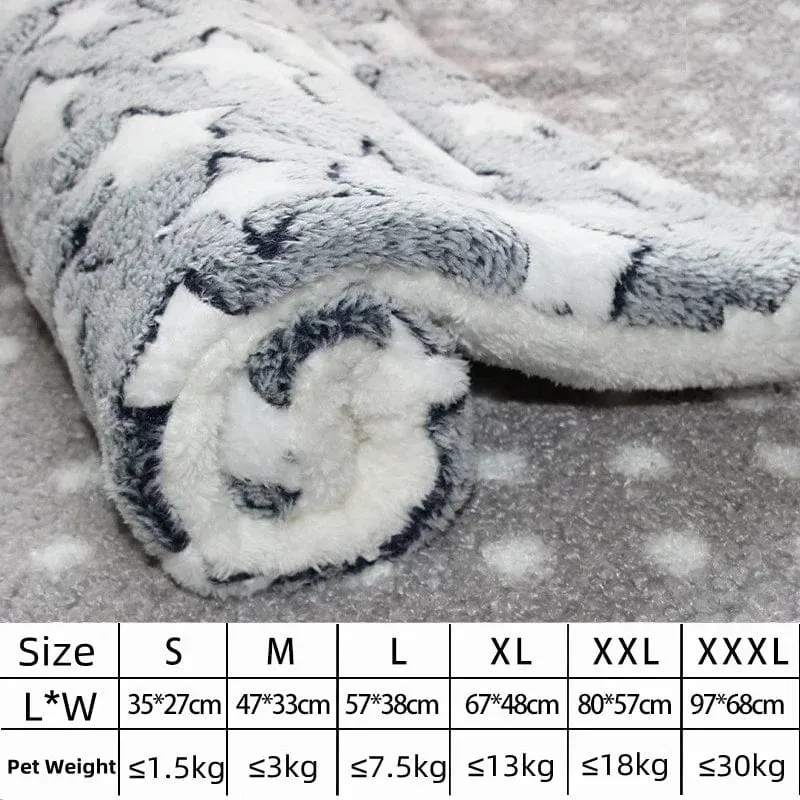 Hundebett, verdickte Hundematte, weiche Fleece-Unterlage für Haustiere, Decke, Bettmatte, Kissen, Heim, waschbarer Teppich, warm halten, Haustierbedarf, Cama Perro