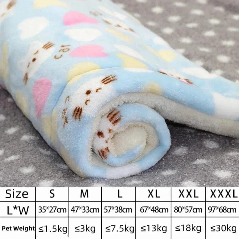 Hundebett, verdickte Hundematte, weiche Fleece-Unterlage für Haustiere, Decke, Bettmatte, Kissen, Heim, waschbarer Teppich, warm halten, Haustierbedarf, Cama Perro