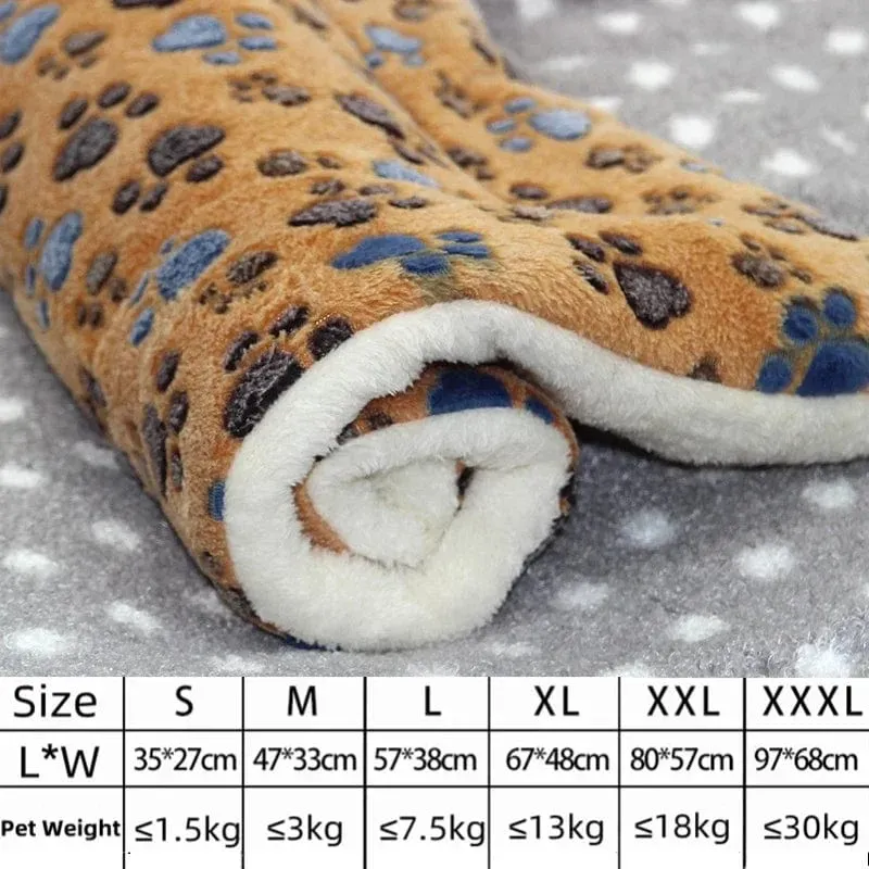 Hundebett, verdickte Hundematte, weiche Fleece-Unterlage für Haustiere, Decke, Bettmatte, Kissen, Heim, waschbarer Teppich, warm halten, Haustierbedarf, Cama Perro
