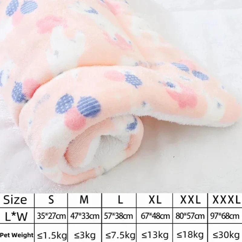 Hundebett, verdickte Hundematte, weiche Fleece-Unterlage für Haustiere, Decke, Bettmatte, Kissen, Heim, waschbarer Teppich, warm halten, Haustierbedarf, Cama Perro