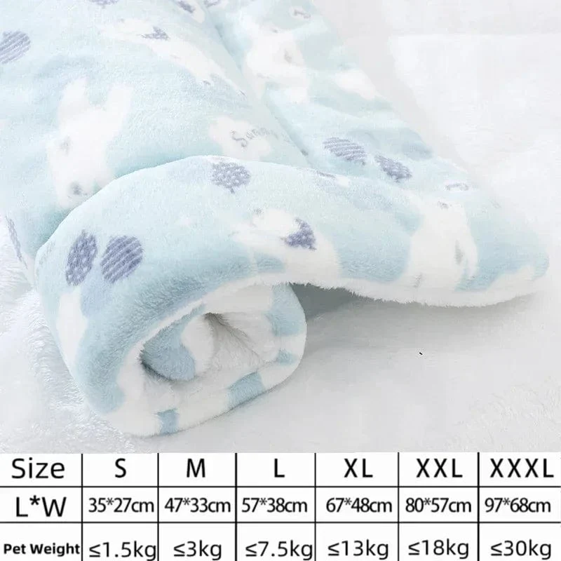Hundebett, verdickte Hundematte, weiche Fleece-Unterlage für Haustiere, Decke, Bettmatte, Kissen, Heim, waschbarer Teppich, warm halten, Haustierbedarf, Cama Perro
