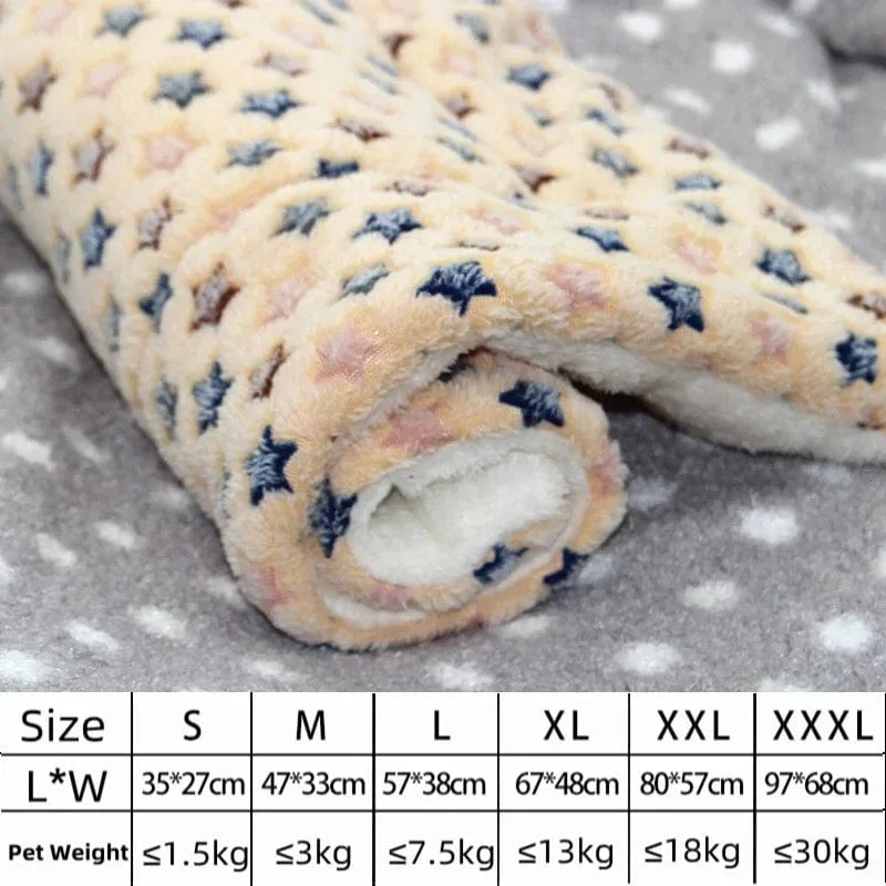 Hundebett, verdickte Hundematte, weiche Fleece-Unterlage für Haustiere, Decke, Bettmatte, Kissen, Heim, waschbarer Teppich, warm halten, Haustierbedarf, Cama Perro