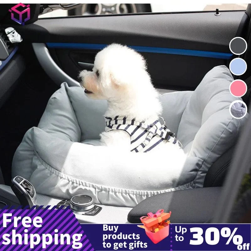 2-in-1-Hundetragetasche, zusammenklappbar, fürs Auto, sicherer Transport, Welpentasche, Auto-Reisezubehör, wasserdicht, Hundesitztasche, Korb