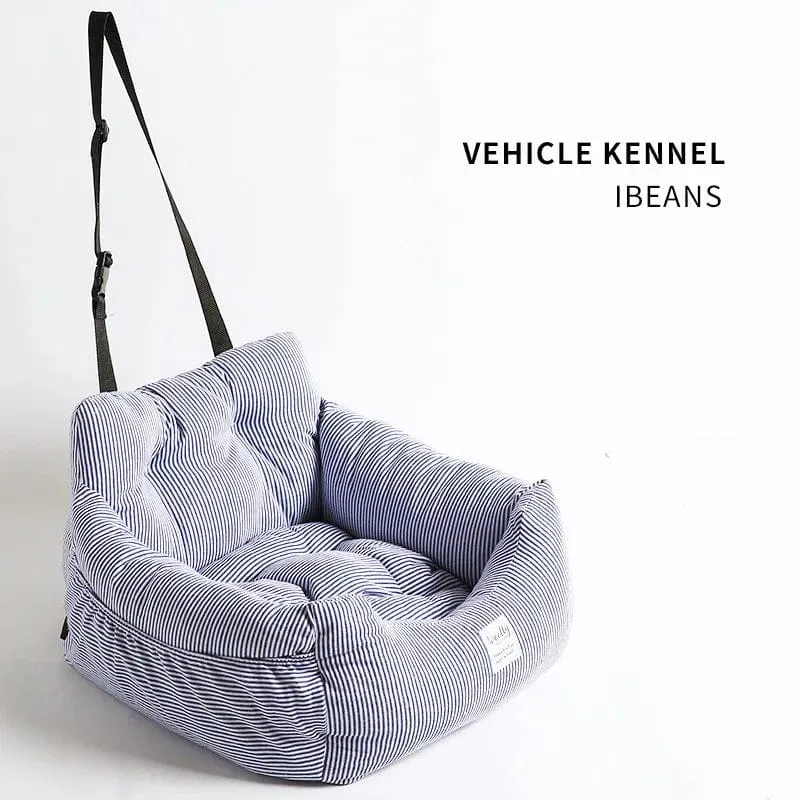 2-in-1-Hundetragetasche, zusammenklappbar, fürs Auto, sicherer Transport, Welpentasche, Auto-Reisezubehör, wasserdicht, Hundesitztasche, Korb