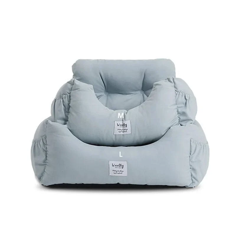 2-in-1-Hundetragetasche, zusammenklappbar, fürs Auto, sicherer Transport, Welpentasche, Auto-Reisezubehör, wasserdicht, Hundesitztasche, Korb