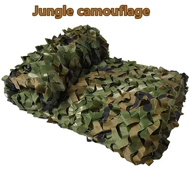Militärisches Tarnnetz Jagdtarnnetz Sonnenschutz Party Camping Auto Zelt Weiß Grün Digital Wüste Dschungel Tarnnetz