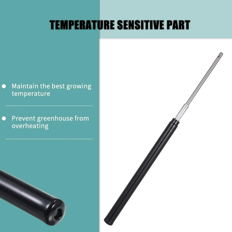 Gartengewächshaus Automatischer Fensterentlüftungsöffner Temperatursensor Offene Werkzeuge Outdoor Camping Indoor Gewächshaus Fensteröffner