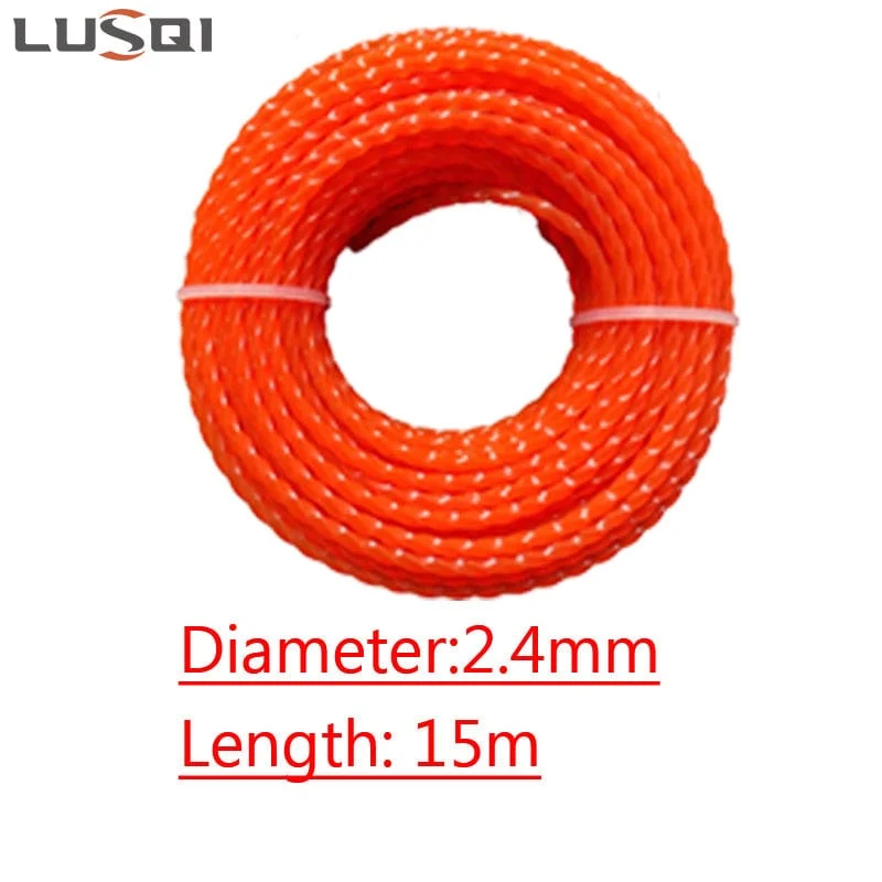 Rüsten Sie Ihren Rasenmäher mit diesem 16.4-Yard-Spiralgrasschneider-Nylonseil auf!