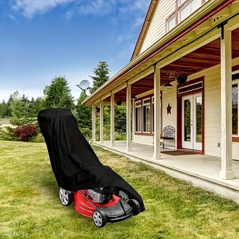 1 Stück robuste 600D wetterfeste, UV-beständige Rasenmäher-Schutzabdeckung, Abdeckung für Terrassenmöbel im Freien