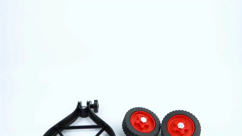 1 Stück verstellbares Stützrad, flexibles, abnehmbares Hilfsrad, Schnellwechsel-Trimmerkopf-Befestigungszubehör für Gas-Benzin-Elektro-Freischneider-Trimmer