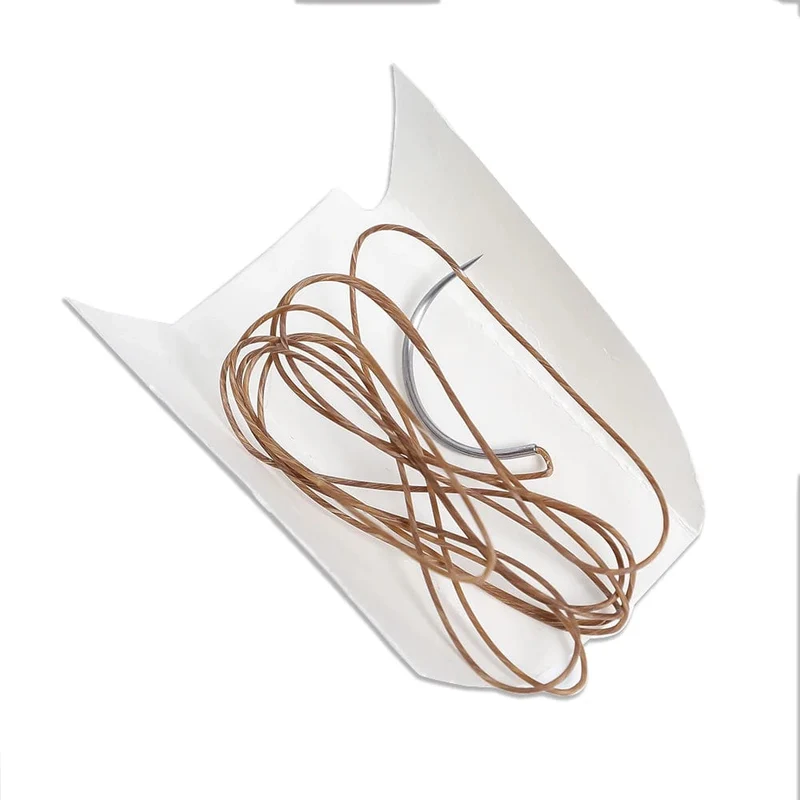 12 Stück absorbierbarer Nahtfaden für Haustiere, hundespezifisch, PGA, 75 cm, mit Nadel 2/0, 3/0, 4/0, 5/0, Lehrdemonstrationen, Übungen, Verwendung