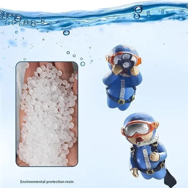 Aquarium-Dekorationen, Aquarium-Zubehör, schwimmender Taucher, Aquarium-Ornamente, kleine schwimmende Kugel, Aquarium-Zubehör