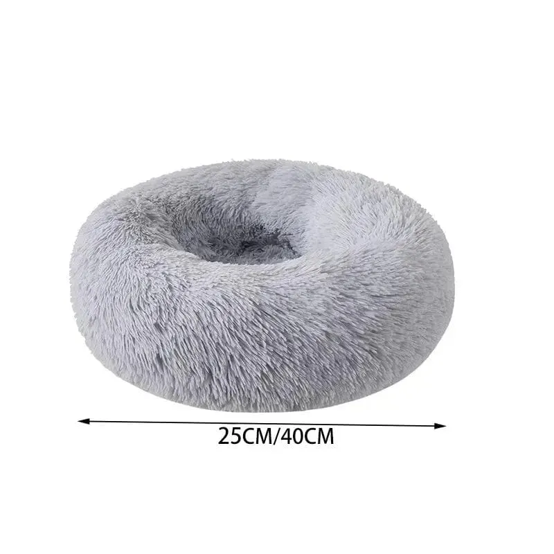 Katzennest, rund, weich, zottelige Matte für Kätzchen, Chihuahua, für den Innenbereich, für Hunde und Katzen, Heimtierbedarf, abnehmbares, maschinenwaschbares Kissenbett
