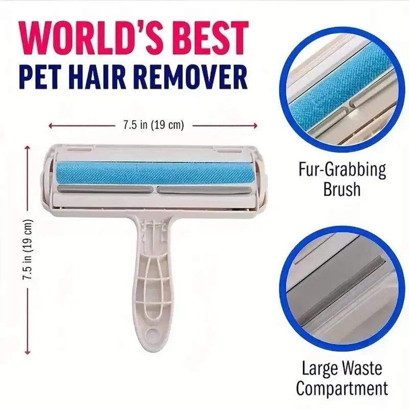Pet Haar Roller Entferner Lint Pinsel 2-Wege Hund Katze Kamm Werkzeug Bequeme Reinigung Hund Katze Fell Pinsel Basis hause Sofa Kleiden Reinigung