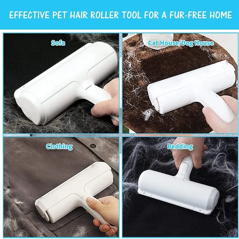 Pet Haar Roller Entferner Lint Pinsel 2-Wege Hund Katze Kamm Werkzeug Bequeme Reinigung Hund Katze Fell Pinsel Basis hause Sofa Kleiden Reinigung
