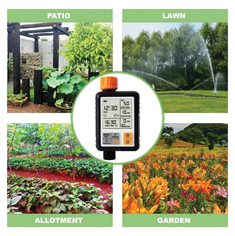 Eshico Heißer Verkauf Garten Intelligente Bewässerung System Outdoor Regen Verzögerung Wasser Timer Automatische Digitale Sprinkler Controller