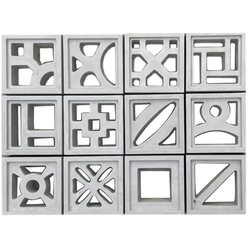 Hohl Diamant Garten Gebäude Beton Form Zaun Hohl Kunststoff Ziegel Form Antike Hof Rasen Blume Pool Zement Form