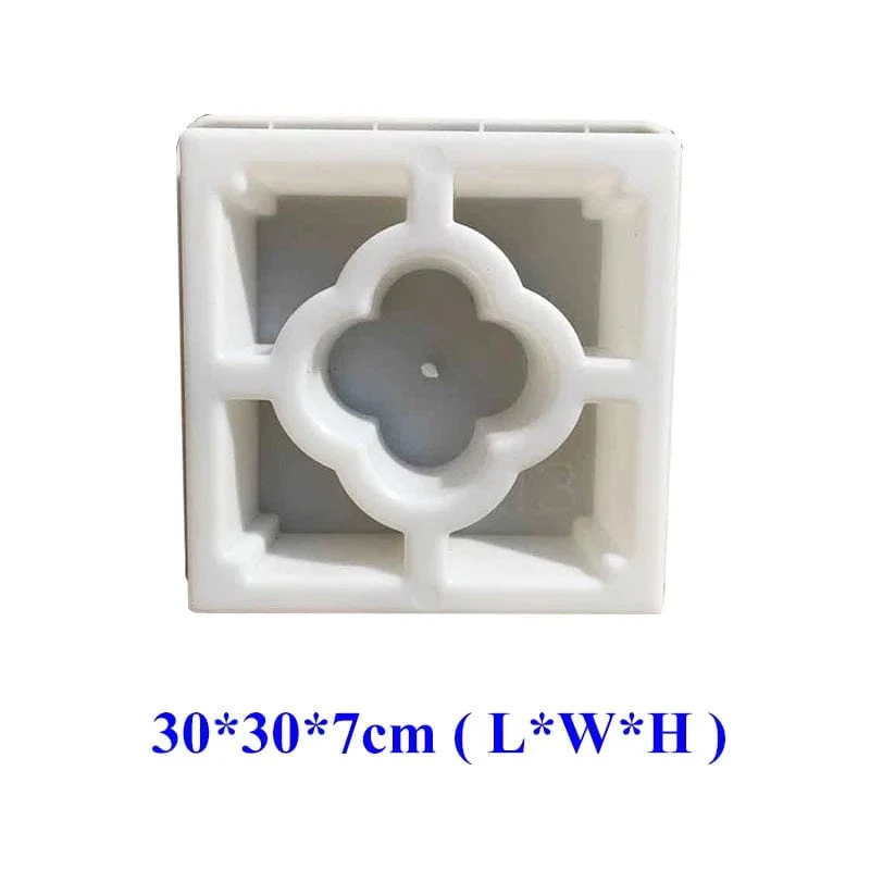 Hohl Diamant Garten Gebäude Beton Form Zaun Hohl Kunststoff Ziegel Form Antike Hof Rasen Blume Pool Zement Form