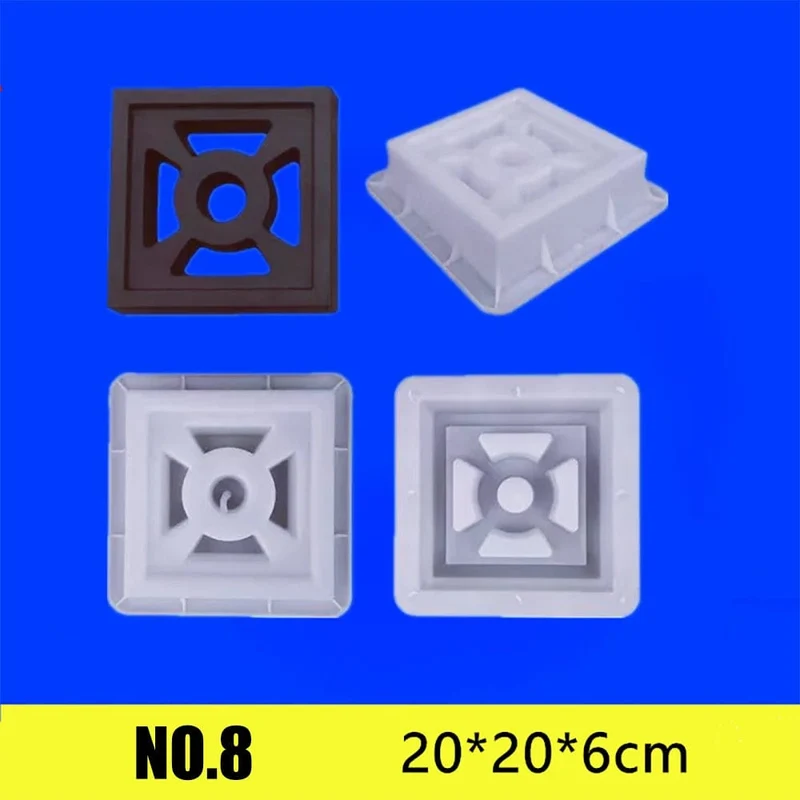 Hohl Diamant Garten Gebäude Beton Form Zaun Hohl Kunststoff Ziegel Form Antike Hof Rasen Blume Pool Zement Form