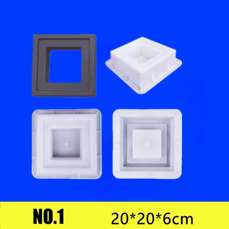 Hohl Diamant Garten Gebäude Beton Form Zaun Hohl Kunststoff Ziegel Form Antike Hof Rasen Blume Pool Zement Form