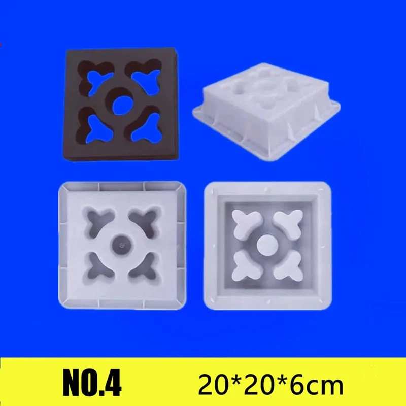 Hohl Diamant Garten Gebäude Beton Form Zaun Hohl Kunststoff Ziegel Form Antike Hof Rasen Blume Pool Zement Form