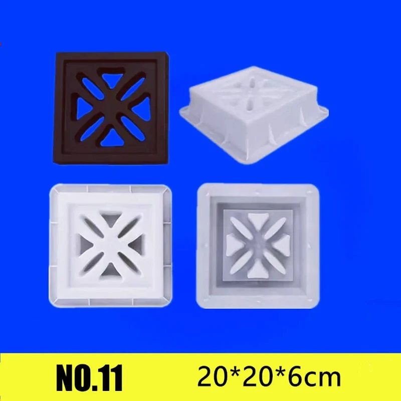 Hohl Diamant Garten Gebäude Beton Form Zaun Hohl Kunststoff Ziegel Form Antike Hof Rasen Blume Pool Zement Form