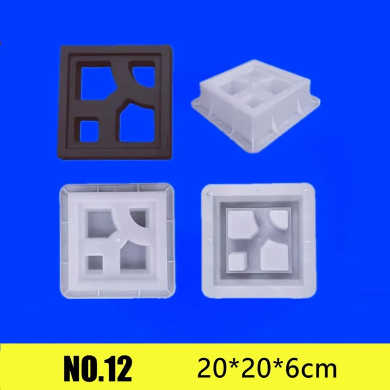 Hohl Diamant Garten Gebäude Beton Form Zaun Hohl Kunststoff Ziegel Form Antike Hof Rasen Blume Pool Zement Form