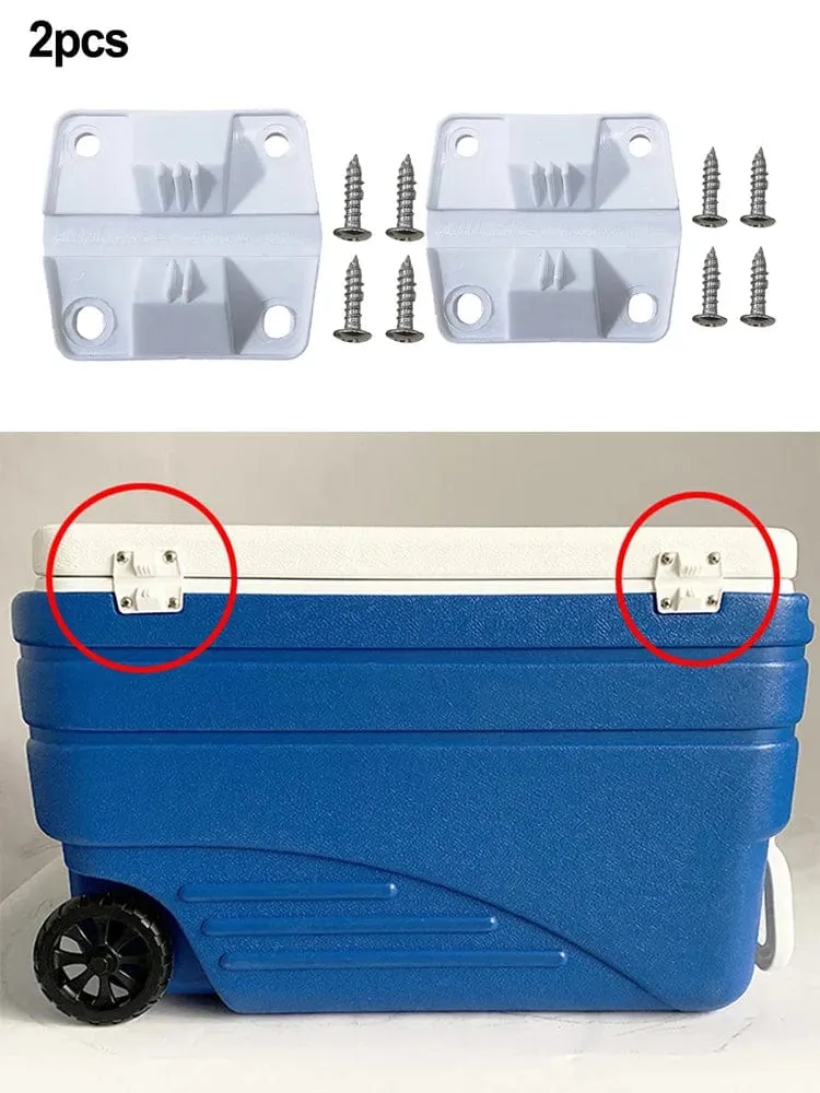 2 stücke Kühler Isolierte Boxen Scharniere Für COLEMAN 5283-1141 KÜHLER KUNSTSTOFF SCHARNIER SET ERSATZ Allgemeine Kunststoff Home Zubehör